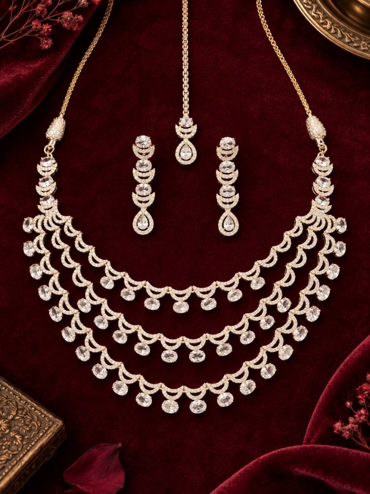 Chelsie White Necklace Set