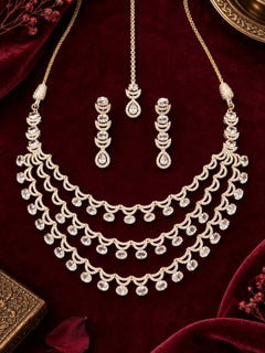 Chelsie White Necklace Set