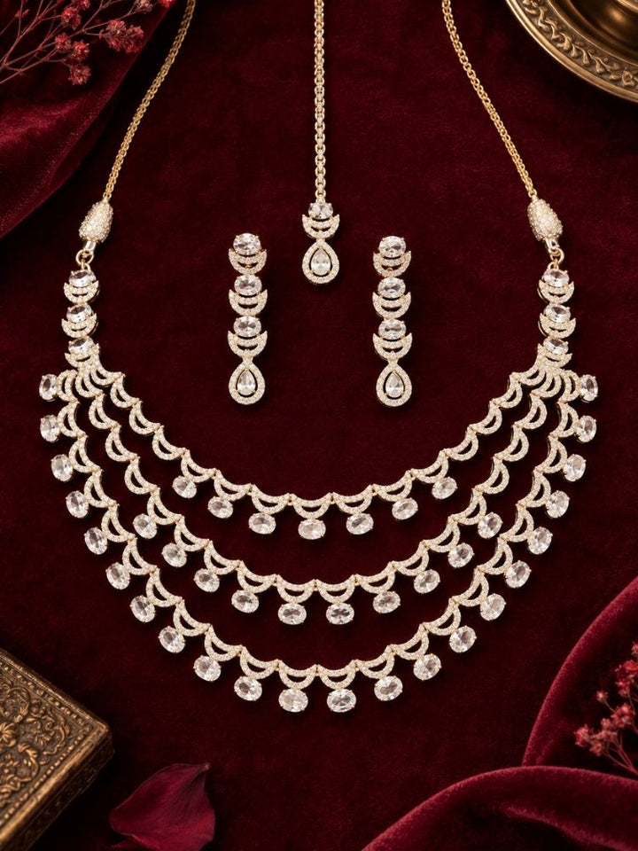 Chelsie White Necklace Set