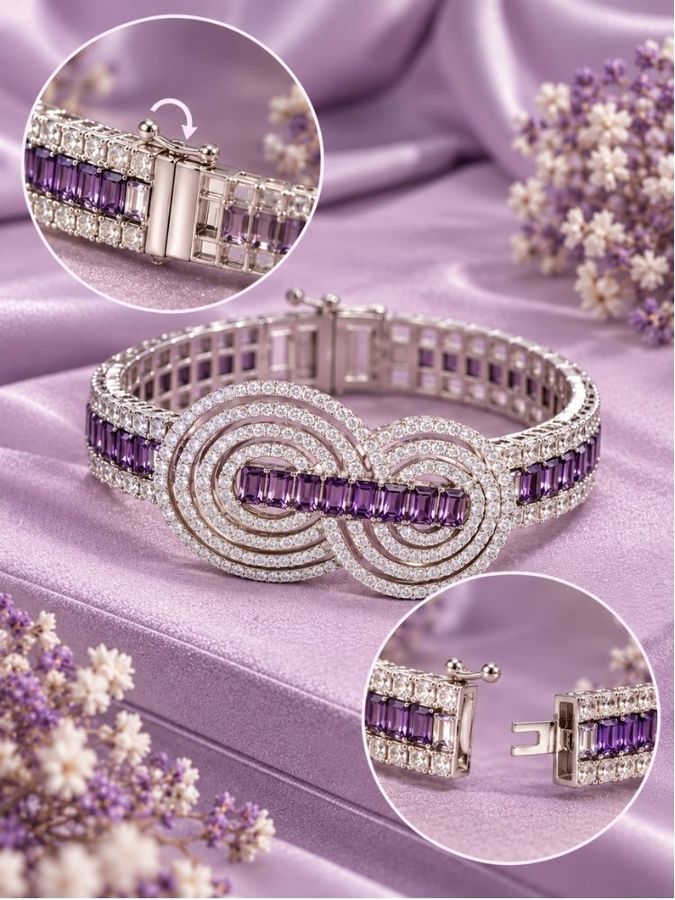 Greta Purple Bracelet