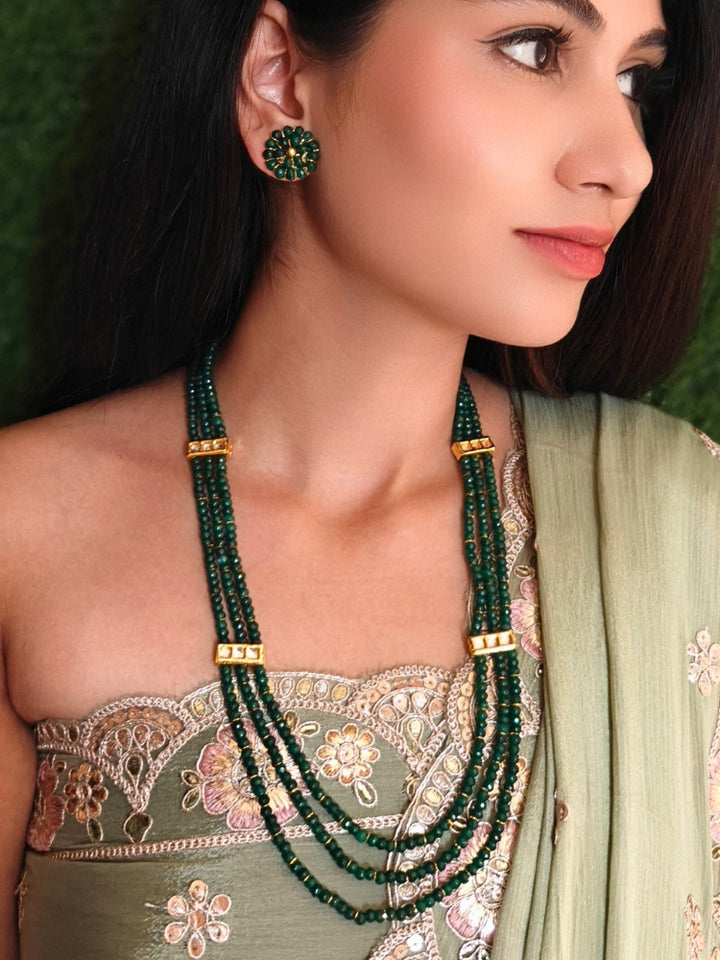 Khushboo Green Necklace Set