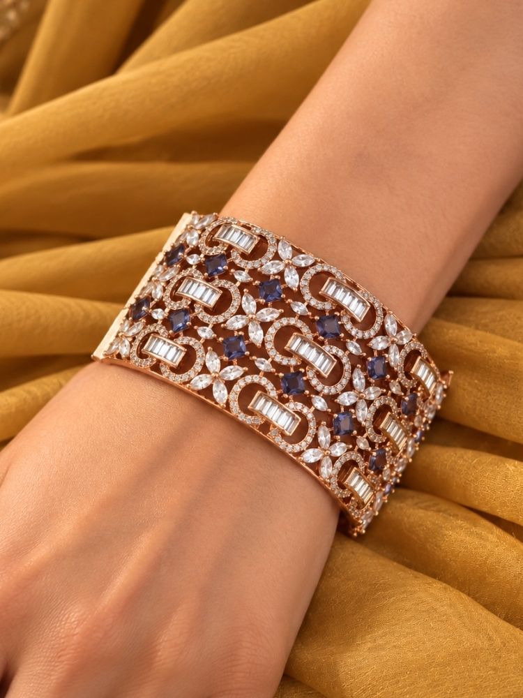 Venetia Purple Gold Bracelet