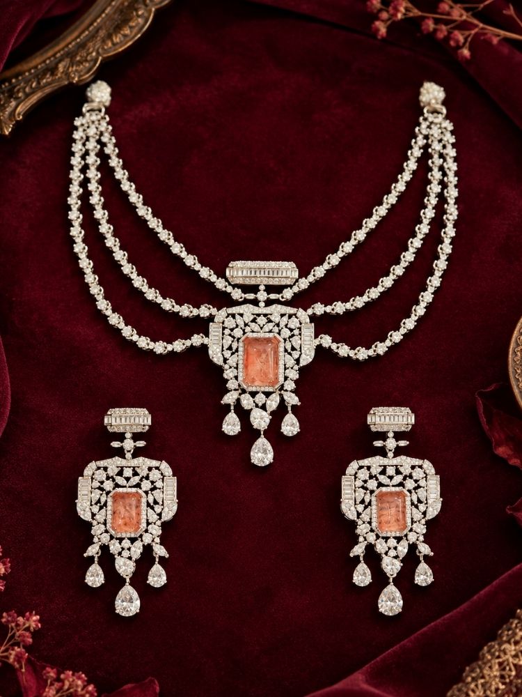 Virginia Dual Tone Necklace Set