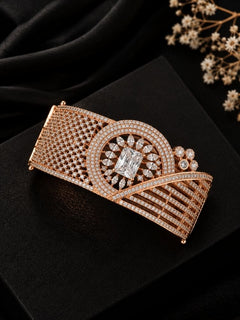Hazel White Rose Gold Bracelet