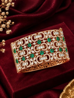Venetia Mint Green Gold Bracelet