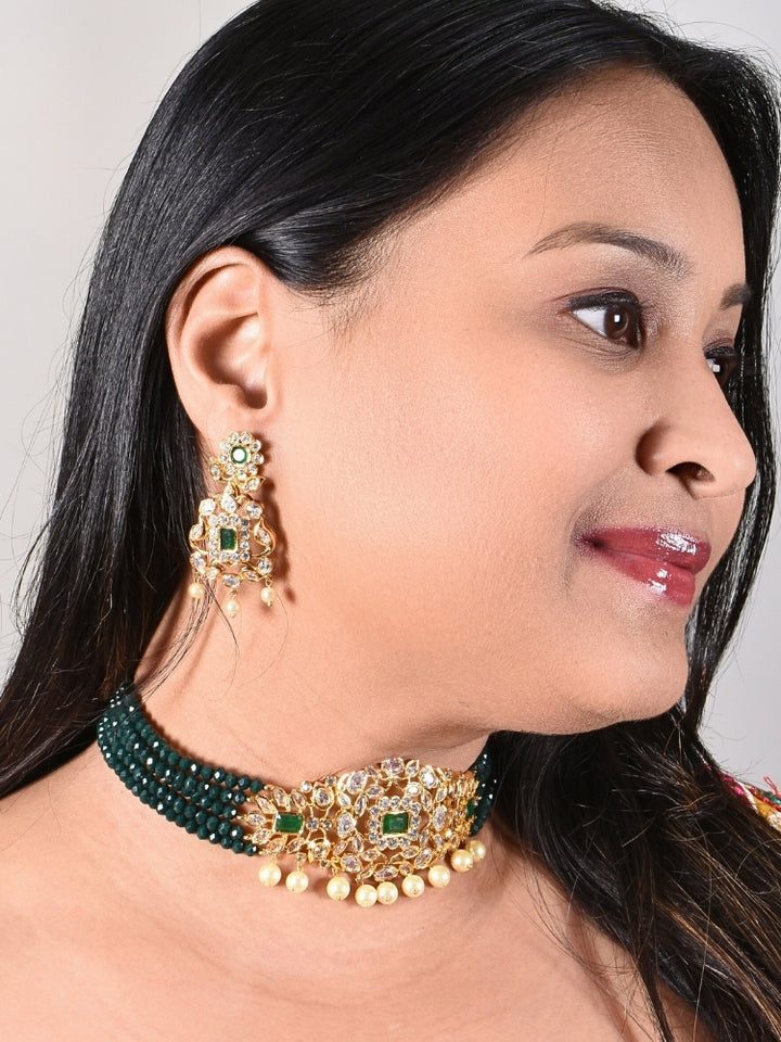 Dark Green Sarah Necklace Set