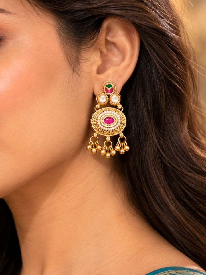 Thamarai Gold heritage Necklace Set