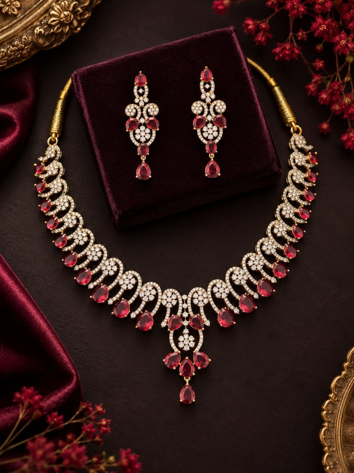 Zelda Red Necklace Set