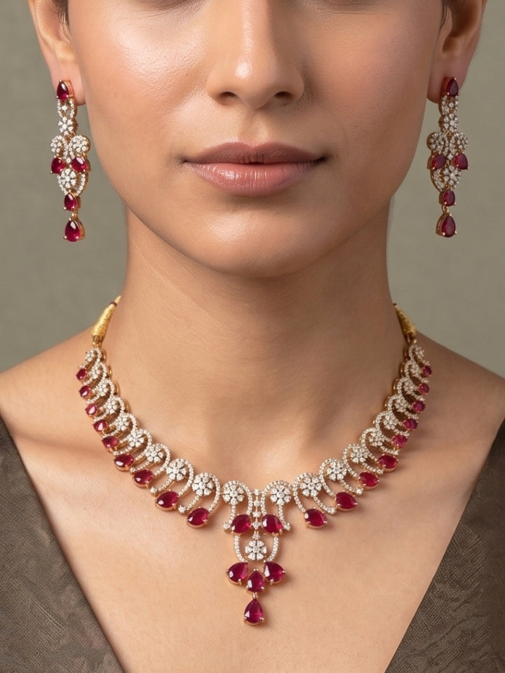Zelda Red Necklace Set