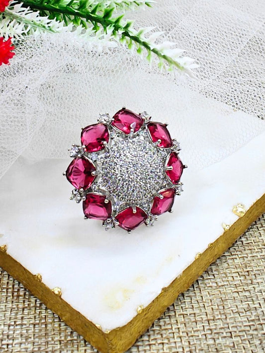 Red Aster Ring