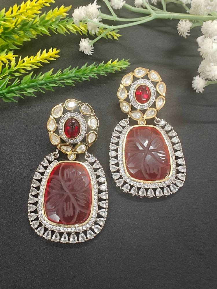 Red Fiona Earrings