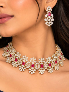Eugenie Red necklace set