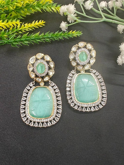 Mint Green Fiona Earrings