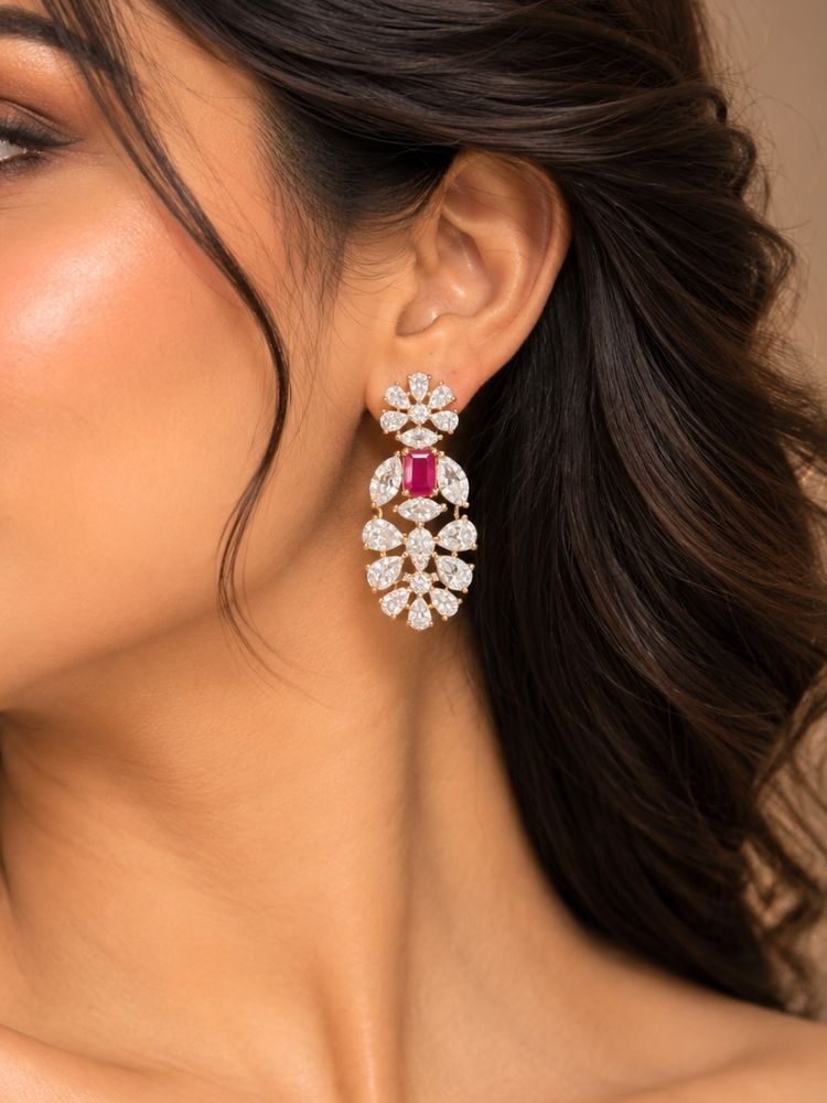 Eugenie Red necklace set