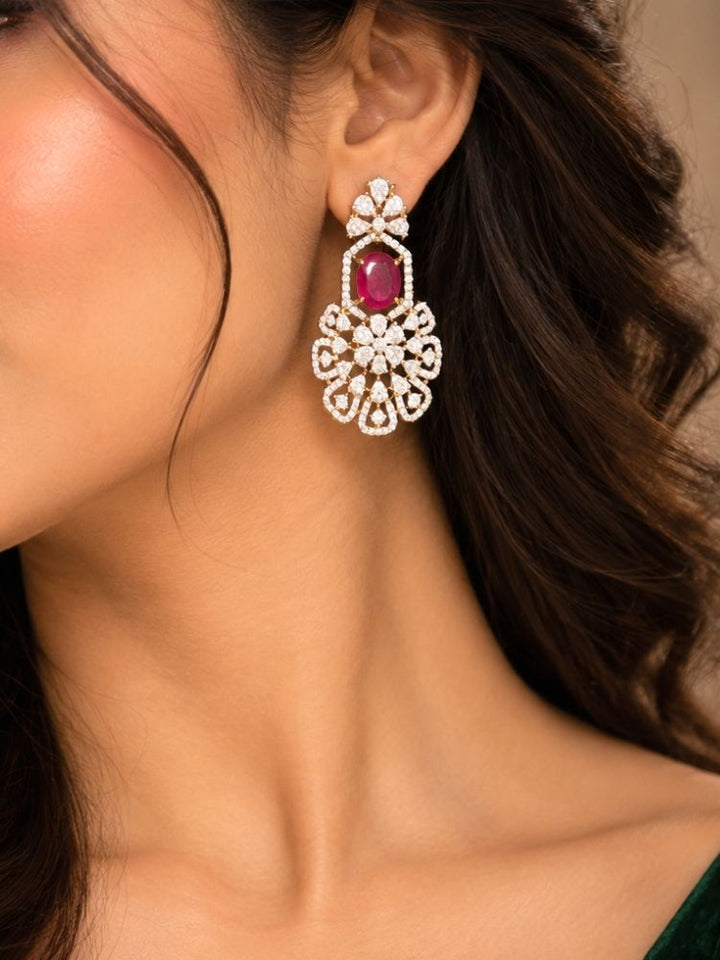 Ellery Ruby Pink necklace set