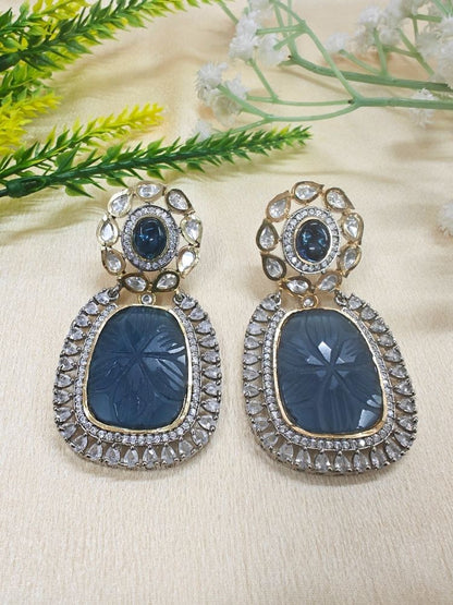 Blue Fiona Earrings