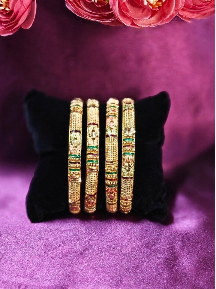 Tulsi Bangles - Set of 4 (Multiple Sizes)