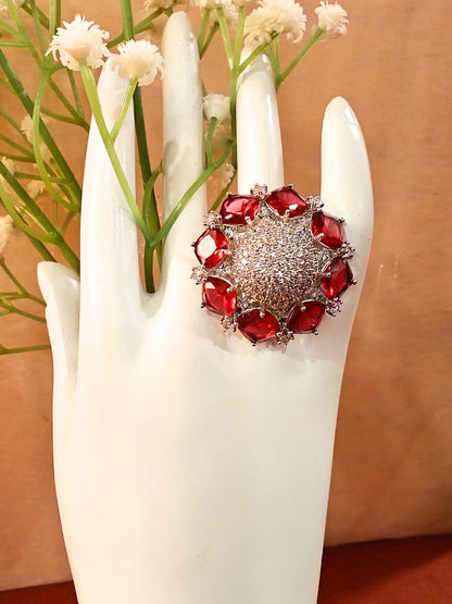 Red Aster Ring