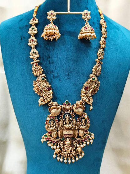 Kamakshi Temple Necklace Set