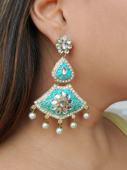 Sanjana Blue Earrings