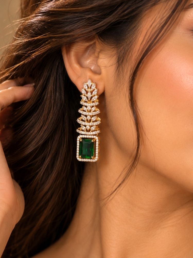 Delaney green necklace set