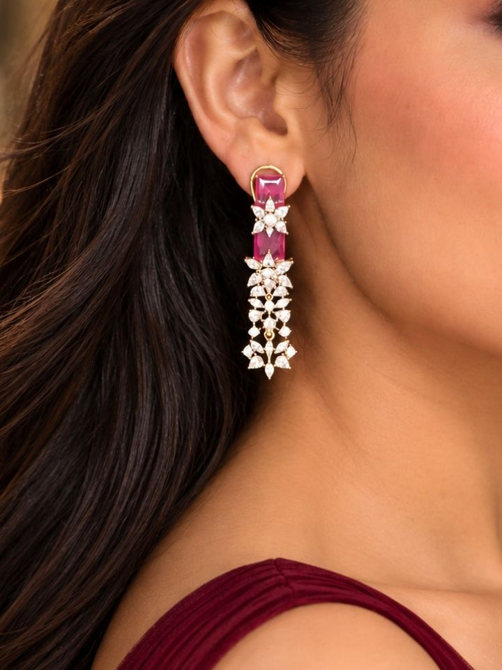 Electra Ruby red necklace set