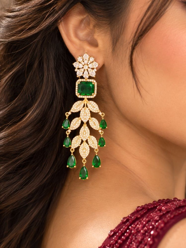 Zaneta Emerald Green Necklace Set