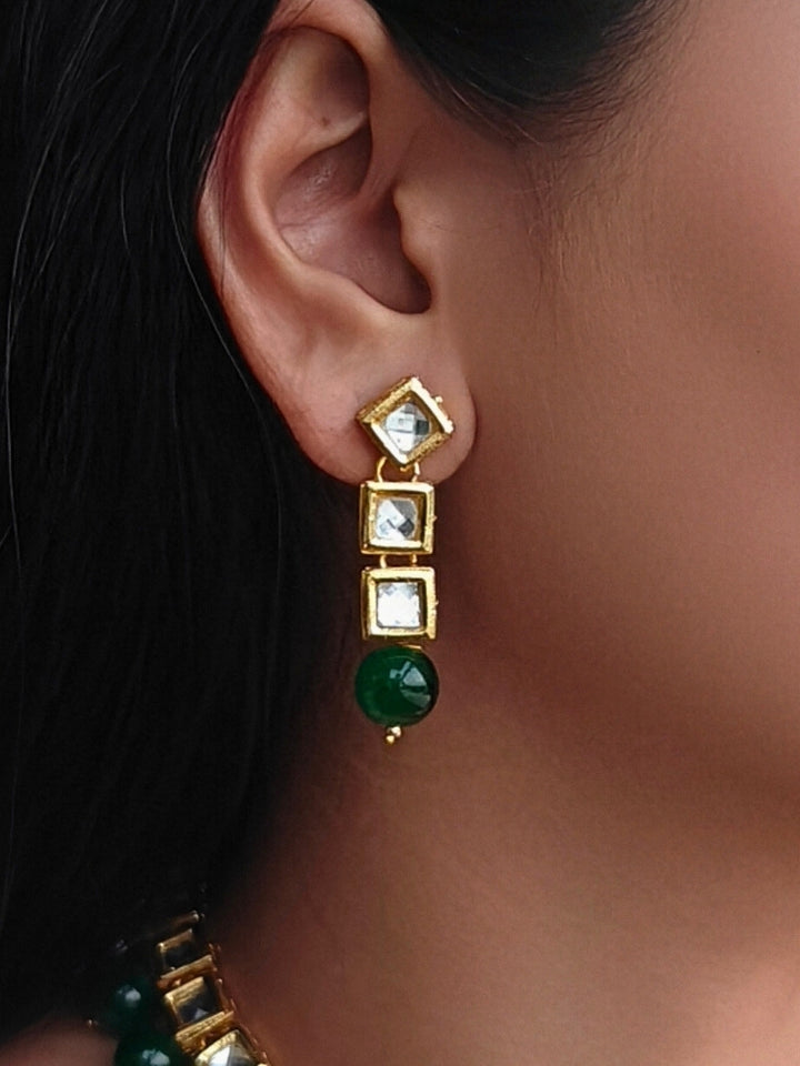 Mehul Green Necklace Set