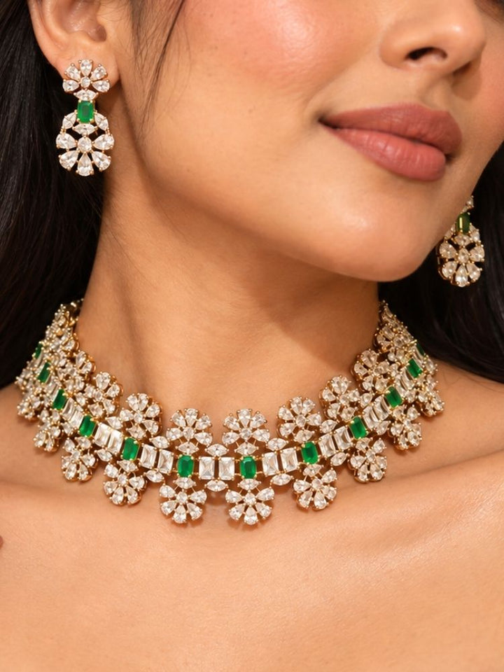 Eugenie Green necklace set