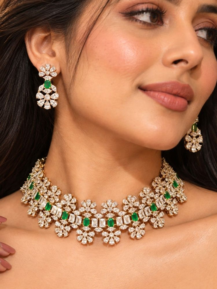 Eugenie Green necklace set
