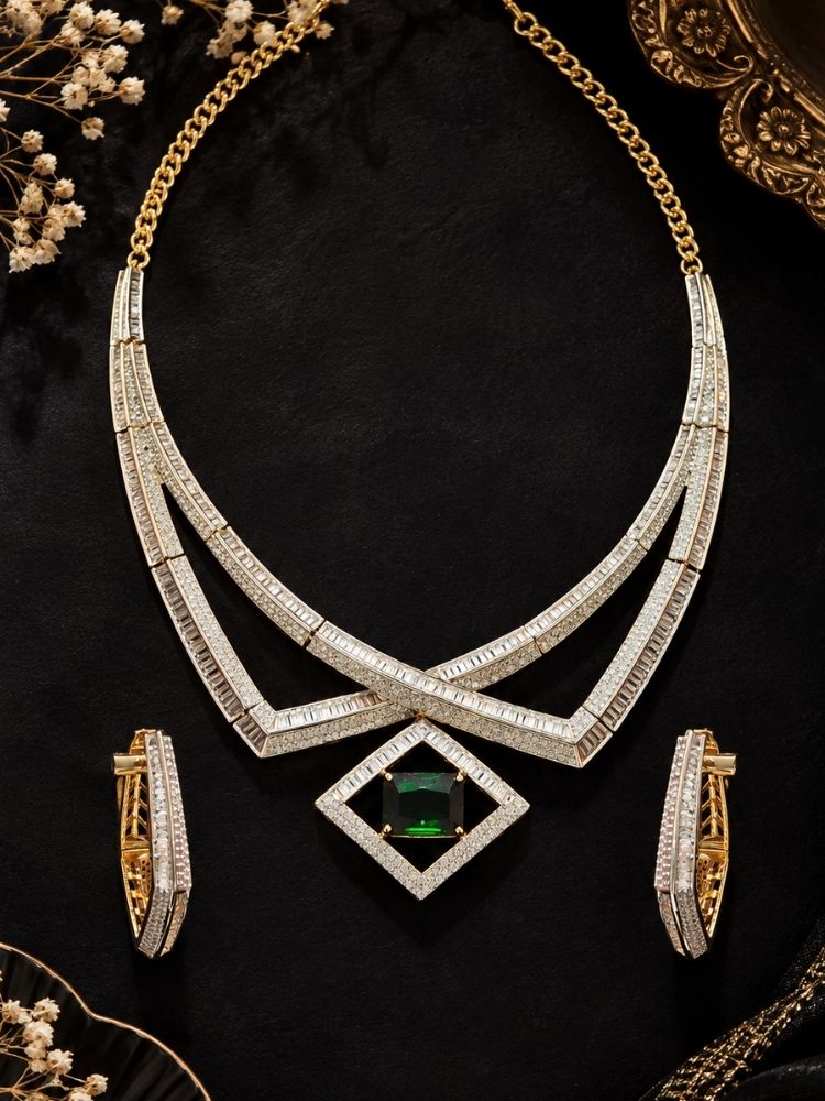 Valoria Green Necklace Set