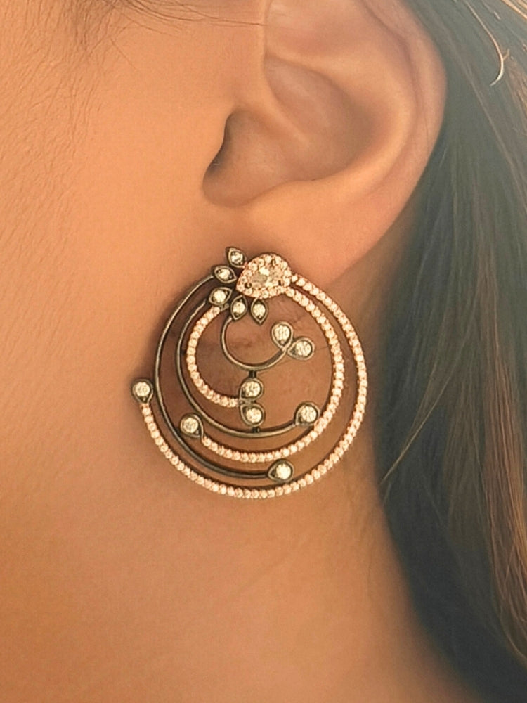 Black & Pink Maria Earrings