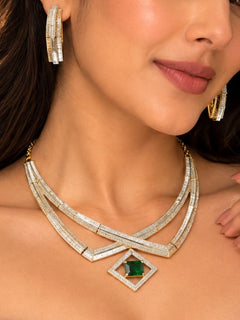 Valoria Green Necklace Set