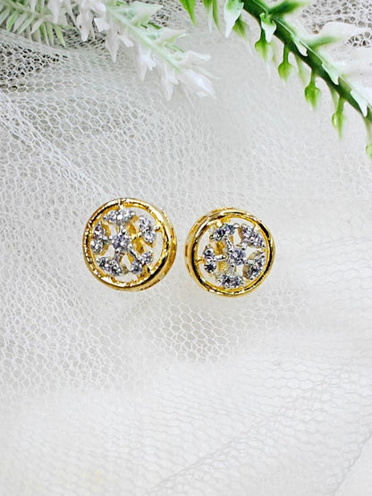 Karla Gold Stud Earrings