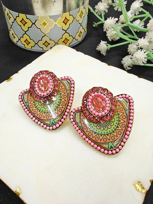 Radhika Pink Earrings