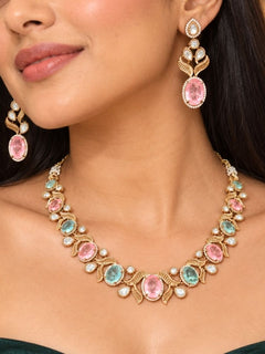 Dilnawaz Doublet Necklace Set