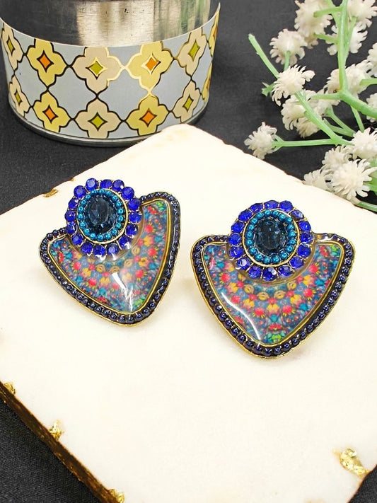 Radhika Blue Earrings