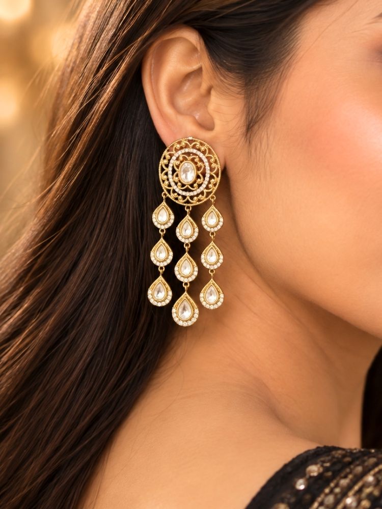 Kalashri White Necklace Set