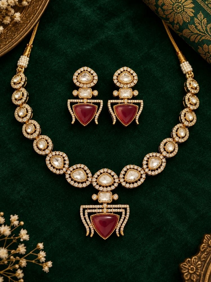 Ekaja Red Necklace set