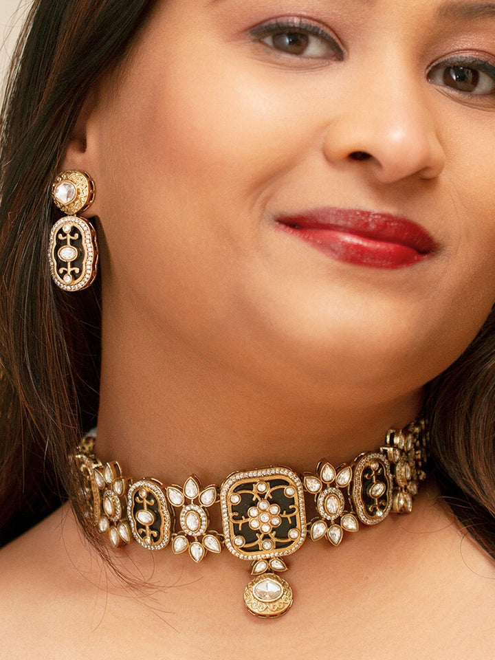 Saanvika Blue Necklace Set