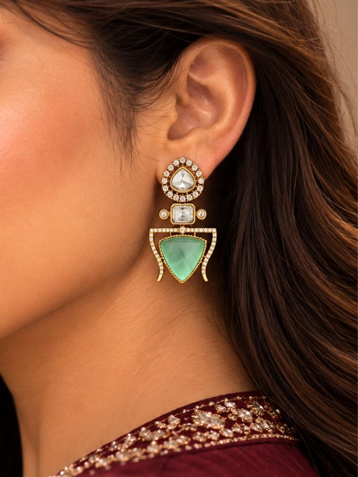 Ekaja Mint Green Necklace set