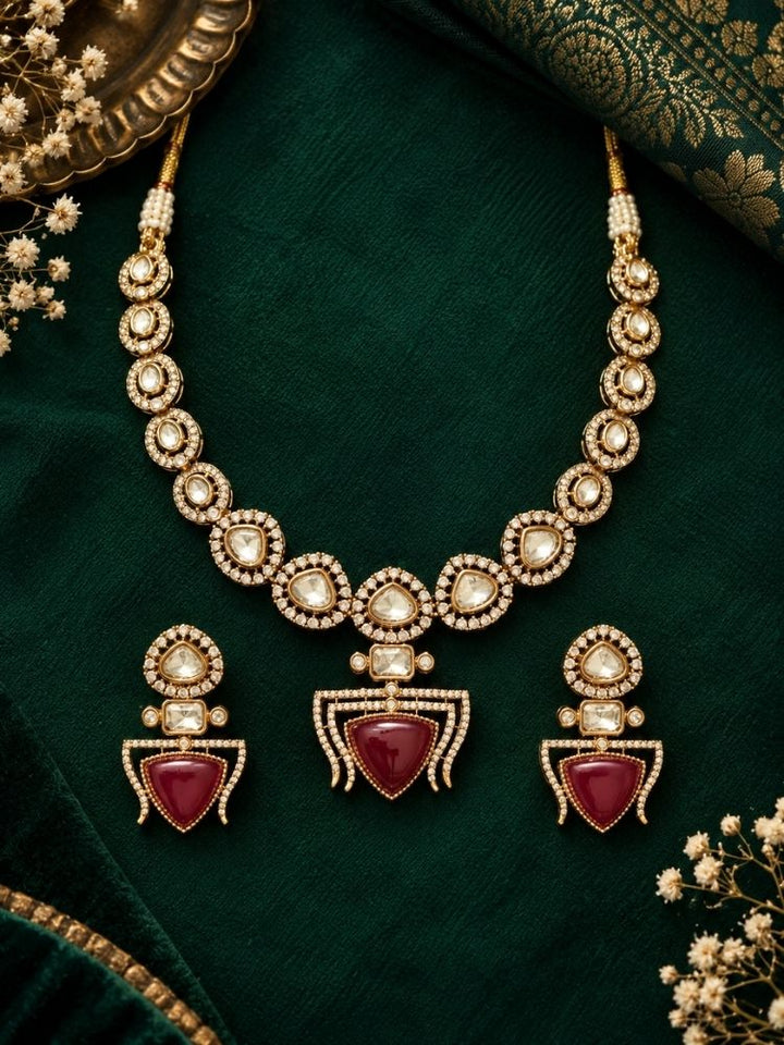 Ekaja Red Necklace set