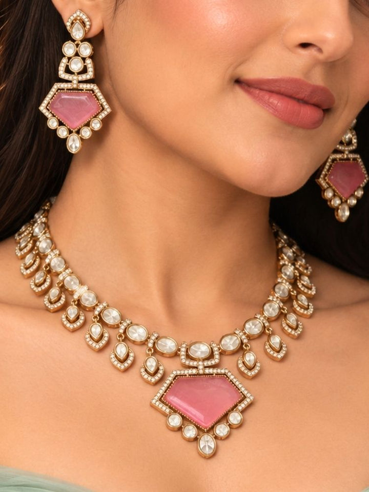 Phoebe Pink Necklace Set