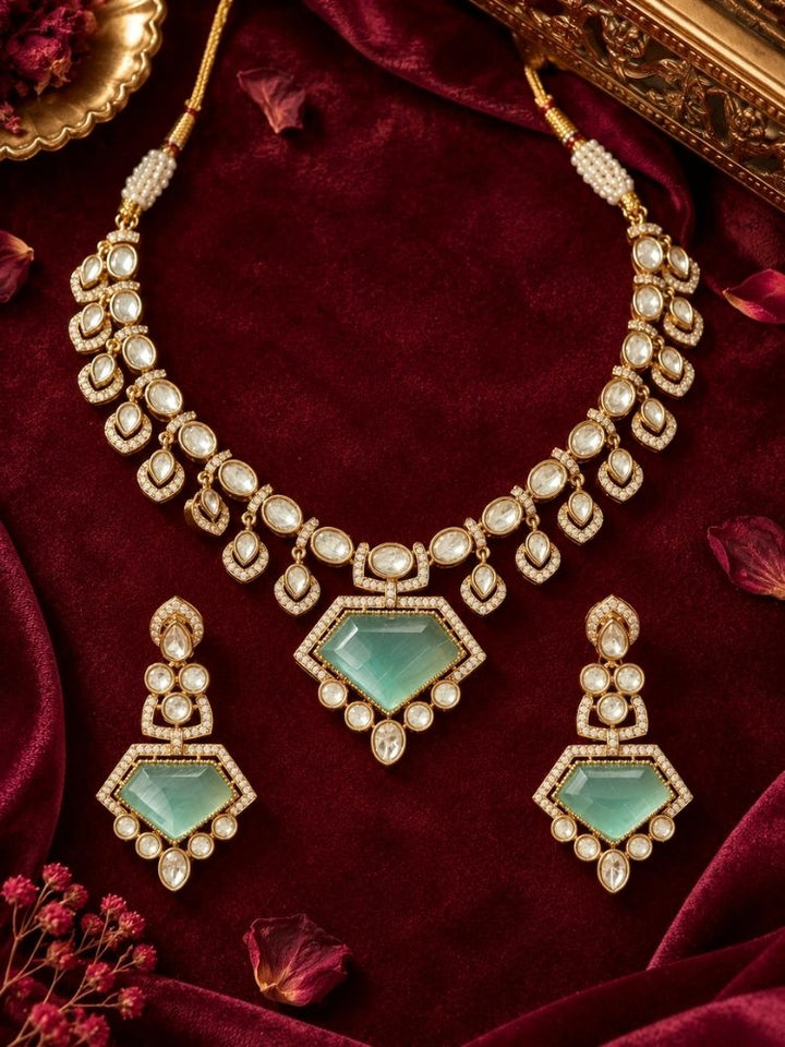 Phoebe Green Necklace Set