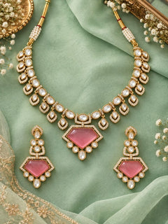 Phoebe Pink Necklace Set