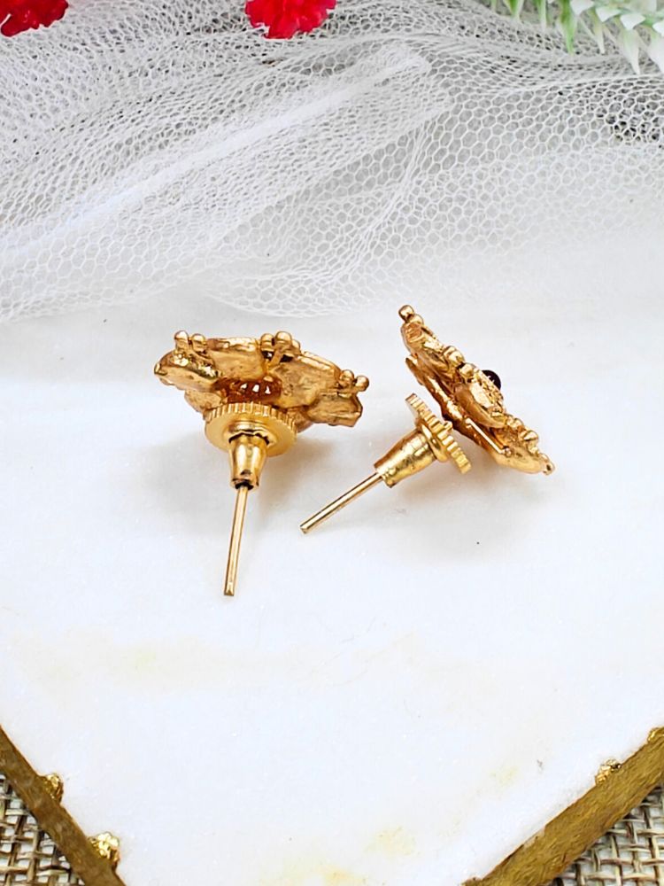 Green Prachi Earrings