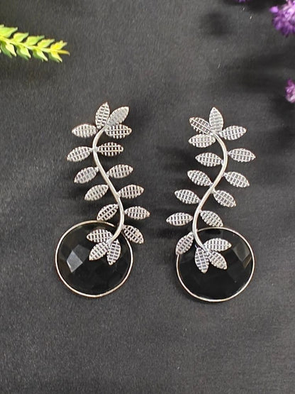 Black Harriet Earrings