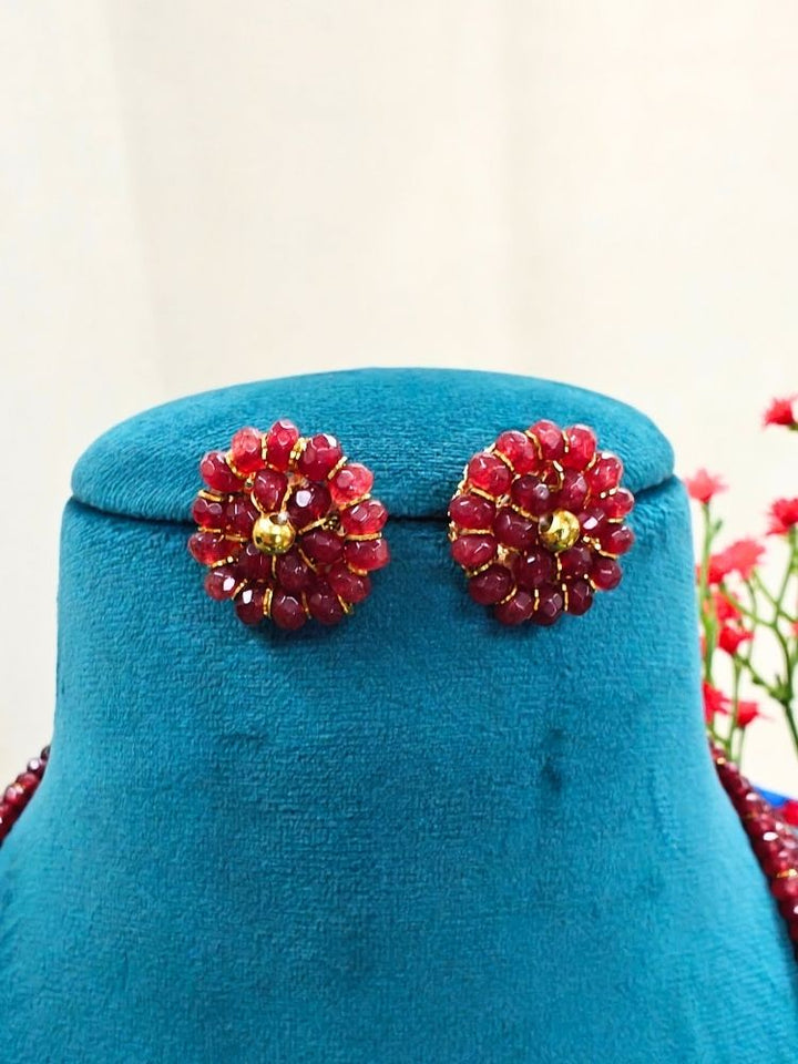 Khushboo Red Necklace Set