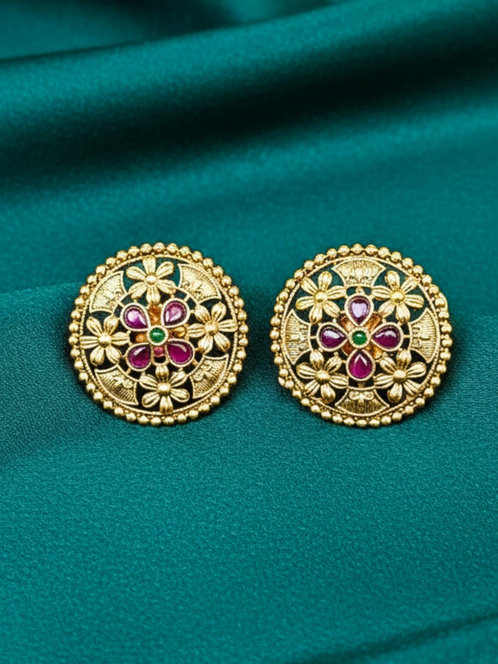 Pink Tarang Earrings