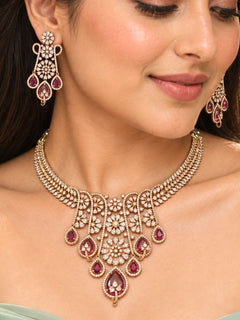 Morgana Red Necklace set